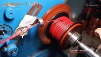 Cable de Alarma Contra Incendios Blindado Resistente a FPLR de 1000 pies, Rojo, 2 Núcleos, 2 x 16 AWG, 18 AWG, 14 AWG, 300/300 V, Cumple con la Prueba de Llama VW-1 para Sistemas