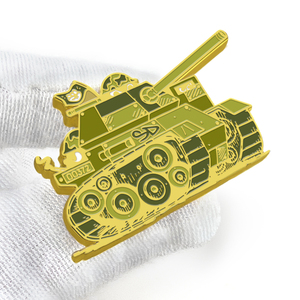 HEM Factory Customized Metal Soft <strong>Enamel</strong> Gold Plated Lapel Pin Wholesale Custom Digital Cartoon Tank <strong>Enamel</strong> Pins - Product Image 2