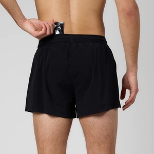 Pantalones Cortos Deportivos de Compresión para Hombre, de Cintura Alta, con Efecto Scrunch en los Glúteos, Bolsillos Laterales de 4 Pulgadas, Ideales para Correr - Product Image 4