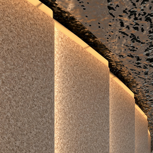 Panel de Instalación Artística de Piedra Translúcida Personalizada, Losa de Piedra Retroiluminada de 2820x1220mm para Decoración de Paredes de Museos y Galerías - Product Image 2