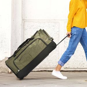 Échantillon gratuit Sac de hockey sur glace de grande capacité noir et rouge pour le sport de hockey Sac à roulettes de haute qualité Sac d'équipement durable - Product Image 2