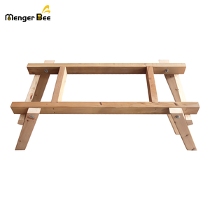 Support de ruche en bois pour 2 ruches nationales, banc de support extérieur pour ruches, prix de gros - Product Image 2