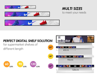 Écran LCD mural étiré de 23,1, 28, 29, 35, 47,1 et 37 pouces avec système Android et CMS pour la diffusion publicitaire