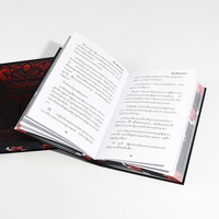 Novelas de Tapa Dura de Papel Cartón Impresas en Serigrafía Personalizadas de Alta Calidad con Bordes Rociados, Cartón Dúplex para Colección