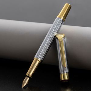 Business Writing <b>Pen</b> Student Practice Metal Fountain <b>Pen</b> Wholesale Customized logo Signature Retro 0.5mm <b>Pen</b> - Product Image 5