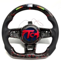 Volant en fibre de carbone Volkswagen Golf R pour MK7 MK7.5 MK8 Passat CC Polo Jetta Tiguan Upgrade