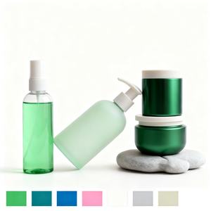 Bouteilles vides en plastique PET doré de luxe personnalisées pour les soins de la peau, les masques faciaux et les sérum, ensembles de contenants pour shampooing et après-shampooing - Product Image 5