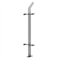 Rampe de tuyau en acier inoxydable conception de gril de balcon 304 accessoires d'escalier prix du kit de matériel de garde-corps de câble