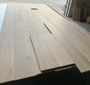 Plancher en bois d'ingénierie rustique de qualité <span class=keywords><strong>CDE</strong></span> à 3 couches, chêne européen scié, pour intérieur - Product Image 3