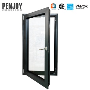 Ventana Abatible y Giratoria de Aluminio con Rotura de Puente Térmico para Casas Pasivas de Alta Eficiencia Energética Penjoy, con Certificación C-SA Energy Star y NFRC - Product Image 1