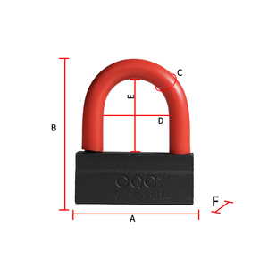 गर्म बिक्री आउटडोर समर्पित पैडलॉक प्रतिरोधी डबल फफोले पैकेजिंग एंटी हाइड्रोलिक शॉकल पेशेवर एंटी-कट पैडलॉक - Product Image 6