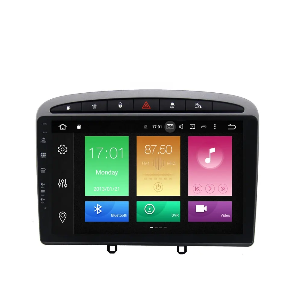 Zestech 9''reproductor untuk Carro EOS DVD Video Carstereo untuk Peugeot 308 408 10.0 4 64GB Mobil Dvd player Gps Navigasi