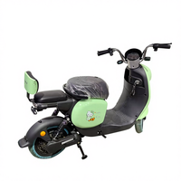 Vélo électrique urbain de haute qualité 350W/500W 48V 14 pouces à deux places avec moteur à moyeu arrière et écran LCD électronique