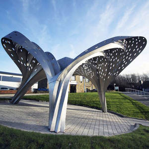 Sculptures en acier modernes de conception abstraite Senzhao, décoration, sculpture abstraite personnalisée, grande sculpture de parc - Product Image 1