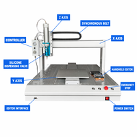 Robot Dispensador Automático de 3 Ejes y Múltiples Cabezales - Dispensador de Pegamento y Sellador de Sobremesa de Gran Capacidad (300 ml)