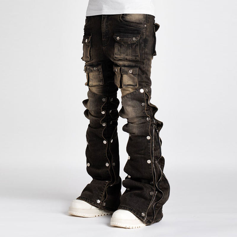 Acid Wash 80s Ripped Jeans Mens Acid Wash Jeans Customized Denim