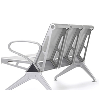 Banc d'hôpital de rangée publique d'aéroport de haute qualité de Leer-conception moderne en métal pour l'usage extérieur pour des chaises d'attente de centres commerciaux de halls d'écoles