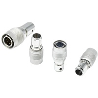 Connecteur circulaire push-pull HR10A, prise auto-bloquante, 4 broches/6 broches/12 broches, connecteur de caméra industrielle, contacts plaqués or