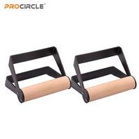 Gym à domicile Push Up Bar Fitness Exercice Équipement Poignées Bois Push up Stands