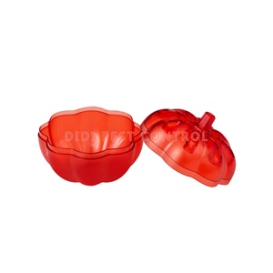 Piège à mouches des fruits domestique non toxique, design en forme de citrouille, piège à Drosophila, tueur de moucherons, attrape-mouches pour la lutte antiparasitaire des moucherons de cuisine - Product Image 6