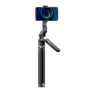 Amazlife One Click Open Retractable Bluetooth Selfie Stick Telescopic With Remote <b>Control</b> <b>For</b> <b>Phone</b> Live Streaming Stabilizer - Product Image 2