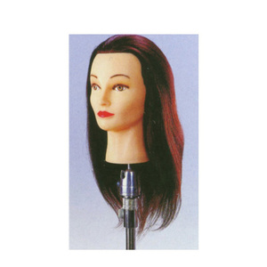 Testa Manichino con Capelli Veri per Parrucchieri, Strumento Multiuso per Acconciature, Permanente, Tintura e Decolorazione - Product Image 2
