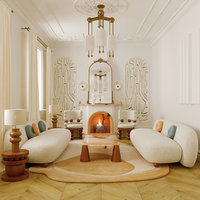 Chaise baril en bois massif personnalisée pour salon, chaise de salle à manger pour hôtel et restaurant, chaise d'appoint confortable pour coiffeuse, en vente