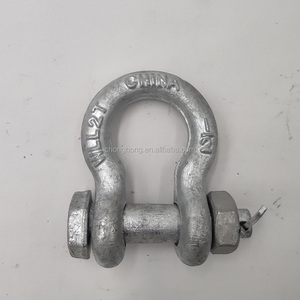 Bán buôn chúng tôi loại thép carbon cung còng 1/4 "đến 4" G2130 mạ kẽm Còng Tay H.D.G. Móc Xích Neo thả - Product Image 6