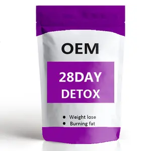 Detox Detox all'ingrosso del grasso della pancia del tè dell'etichetta privata Oem Detox
