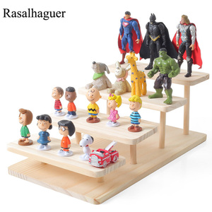 Wholesale Custom Pine Wood Rectangle Five-Tier Modern Varnish Flexible Design Optical <b>Glasses</b> Display Stand Storage <b>Rack</b> - Product Image 4