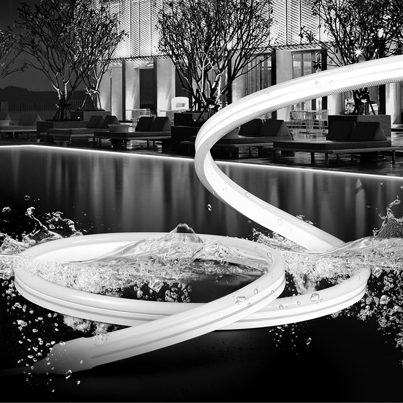 Hot Selling IP68 Silicone Flexible Neon LED Strip Light for Landscape & Underwater Pool Use with Custom Logo