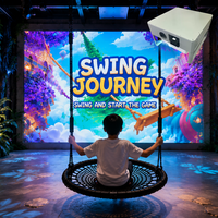 Système de projection interactif commercial HD multi-thèmes pour centres de divertissement familial et parcs d'attractions