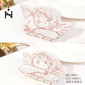 Fermagli per capelli a forma di artiglio d'angelo, 600 pezzi in scatola, design Love Angel - Product Image 1