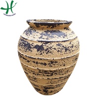 Macetas de Cerámica Modernas y Elegantes con Acabado Tallado a Mano, Macetas Grandes para Exteriores, Decoración para el Hogar y el Jardín