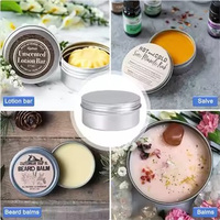 Boîte cosmétique en aluminium vide de 60 ml (2 oz) avec bouchon à vis, finition mate, personnalisable, pour gel, lotion, crème, ou comme désodorisant pour voiture et maison - Vente en gros