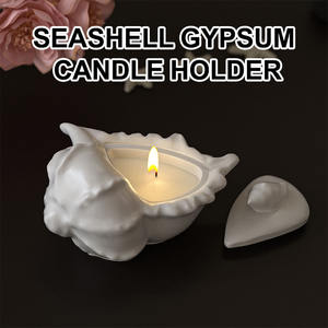 Moldes de silicona de concha marina para velas, bandejas de almacenamiento hechas a mano, moldes de resina de caracoles marinos, moldes DIY de caracoles con nudillos - Product Image 5