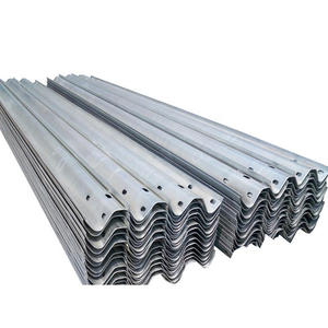 Structure de garde-corps routier en acier à poutres revêtues, garde-corps à poutres flexibles - Product Image 1
