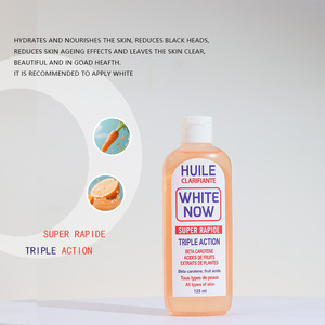 Olio Corpo OEM Carota HUILE CLARIFIANTE <span class=keywords><strong>WHITE</strong></span> <span class=keywords><strong>NOW</strong></span> Biologico Extra Peeling Sbiancante per Viso e Corpo con Vitamina C e Collagene - Product Image 4