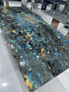 Losas de granito azul labradorita pulida de lujo Natural YUSHI para decoración de interiores de hoteles de lujo - Product Image 5