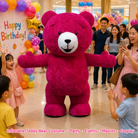 Costume de mascotte gonflable géant en peluche rose en gros – Fournisseur direct en gros, livraison rapide