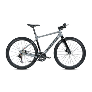 Vélo tout-terrain TWITTER 2023, vélo de gravier 700*38C, frein à disque hydraulique à montage plat, 12 vitesses, fibre de carbone - Product Image 1