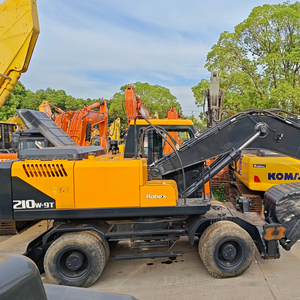 Excavadora de Ruedas Hyundai 210W-9T Usada, Modelo 2023, 21 Toneladas de Peso Operativo, Sistema Hidráulico Potente, Motor, Caja de Cambios, PLC, Lista para Envío - Product Image 2