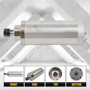 Moteur de broche de fraisage en métal HLTNC à grande vitesse 24000 tr/min, refroidi par eau, 400 Hz, 3,7 kW, ER20, 220 V, 13 A, BT30, 4 roulements en acier pour CNC - Product Image 3