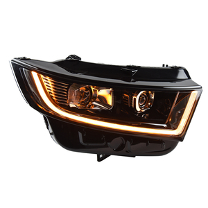 Ensemble de phares automatiques LED de haute qualité pour <span class=keywords><strong>Ford</strong></span> <span class=keywords><strong>Edge</strong></span> 2015-2019 lampes avant de voiture 2 outil de lentille de projecteur 6000k nouvelle voiture - Product Image 1