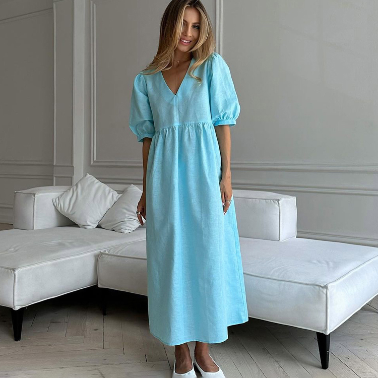 Stylish Women Blue Dress - Elegant & Casual Designs