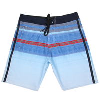 Maillot de bain d'été pour homme Short de bain imperméable à séchage rapide avec poches et taille élastique Short de plage imprimé