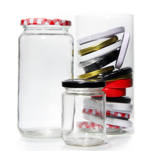 Emballage de pot de confiture universel personnalisé, 300ml 500ml 750ml pot de confiture en verre rond avec liège - Product Image 6