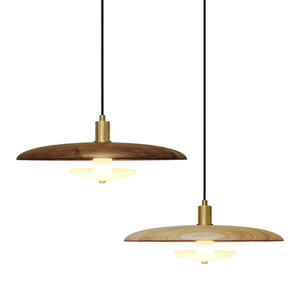 Nordic Designer Style UFO Chandelier Luxury Dining Table Lamp for <b>Tea</b> Room Bar Counter Solid Wood Marble Pendant <b>Light</b> <b>Light</b> - Product Image 5