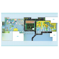 Équipement de terrain de jeu intérieur modulaire moderne de qualité supérieure certifié CE, conçu gratuitement, pour les enfants, pour des activités de divertissement sécurisées