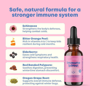 Gotas de Vitamina C para Reforzar el Sistema Inmunológico, Gotas de Coneflower Púrpura para <span class=keywords><strong>Niños</strong></span> - Suplemento de 30 ml - Product Image 4